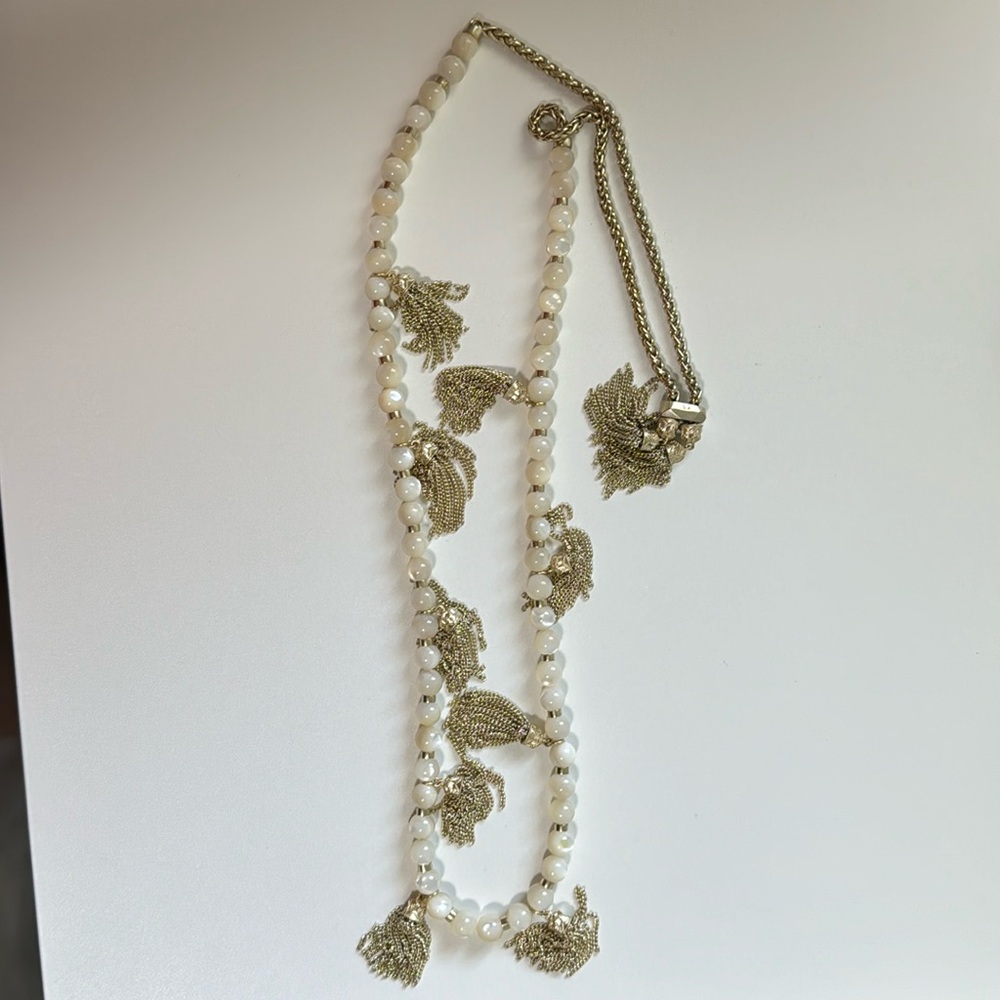 Kendra Scott Gold Ivory MOP Vanina Necklace